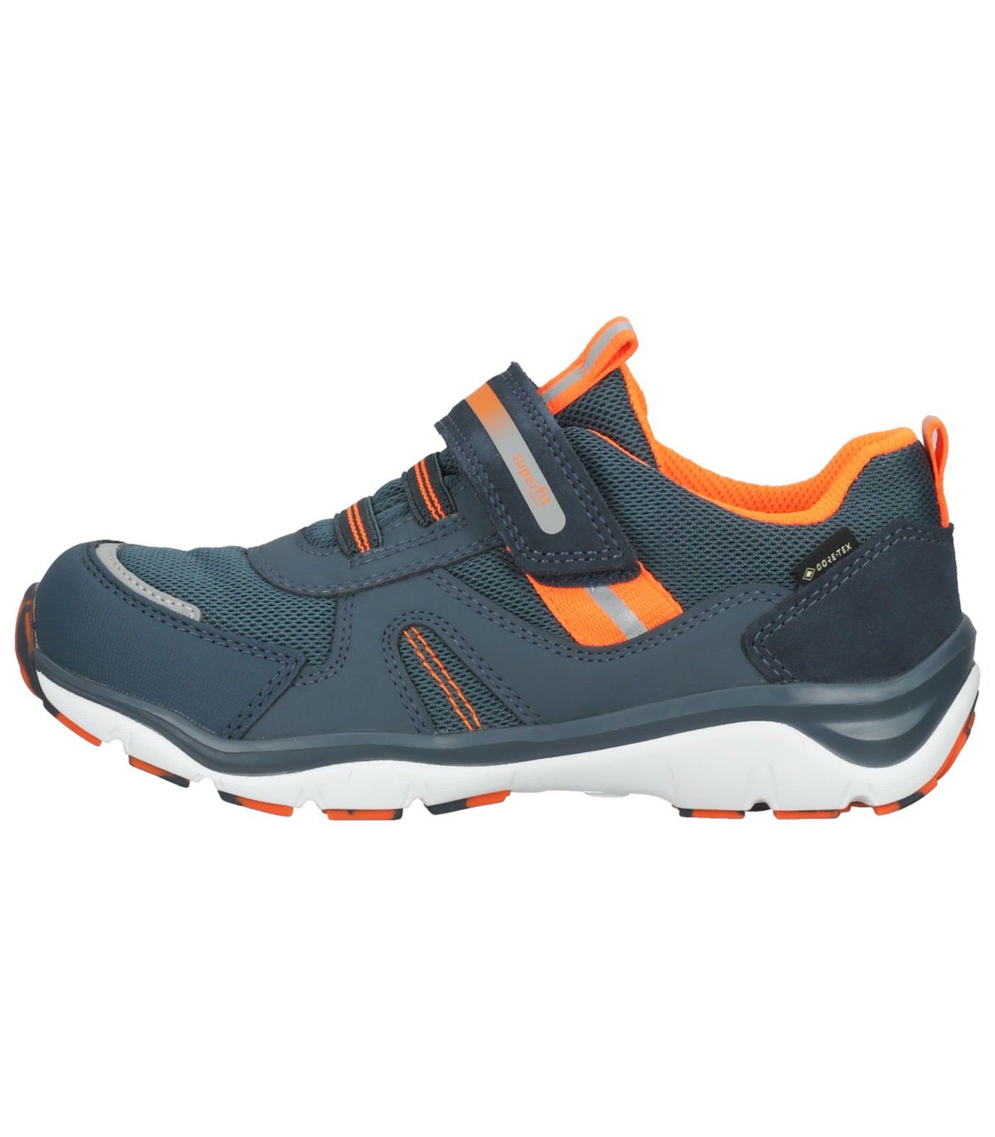 Sneaker blau/orange Sneaker Lederimitat/Textil Superfit