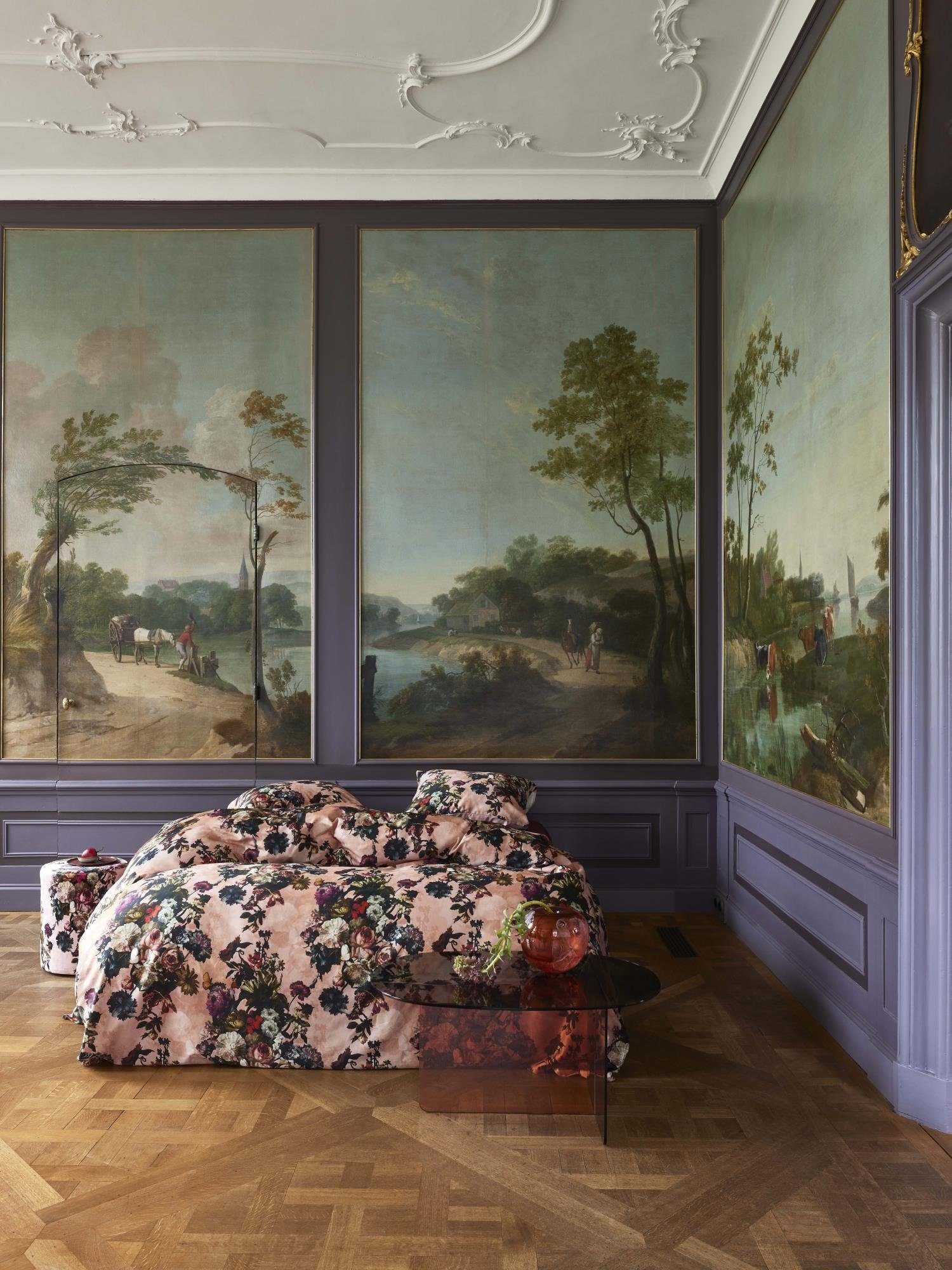 Essenza Bettwäsche Karli, Satin, 2 teilig, mit floralem Muster günstig online kaufen