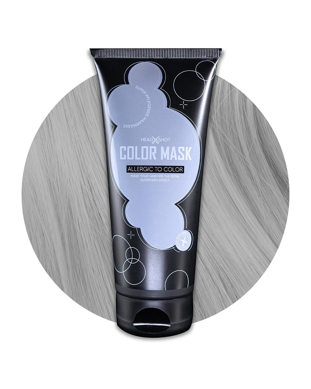 Haarmaske Headshot Color Mask Haarmaske Allergic to Color (200 ml), Packung, mischbar, ammoniakfrei & frei von schädlichen Stoffen