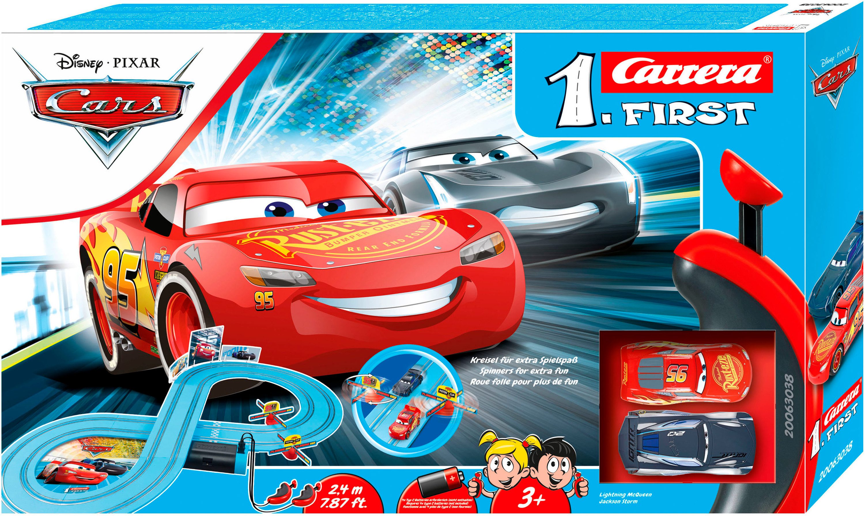 Carrera® Autorennbahn Carrera® First - Disney·Pixar Cars - Power Duell (Streckenlänge 2,4 m)