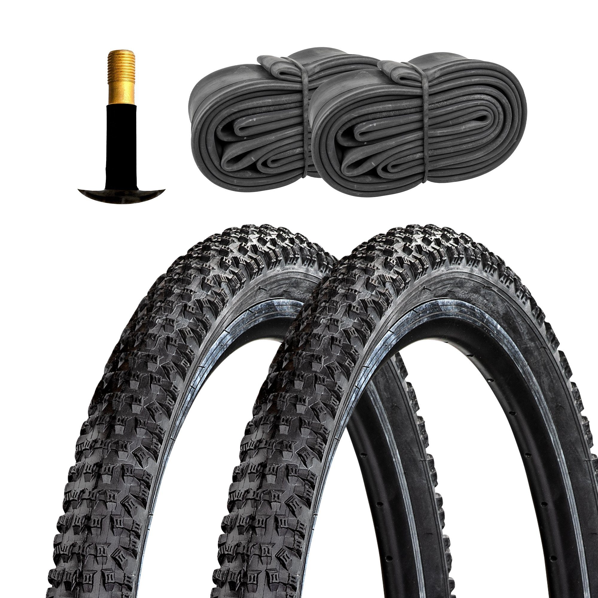 MTraxx Fahrradreifen MTB, Fahrradreifen MTB 24 26 Zoll Reifen mit & ohne Schlauch Fahrrad Mantel
