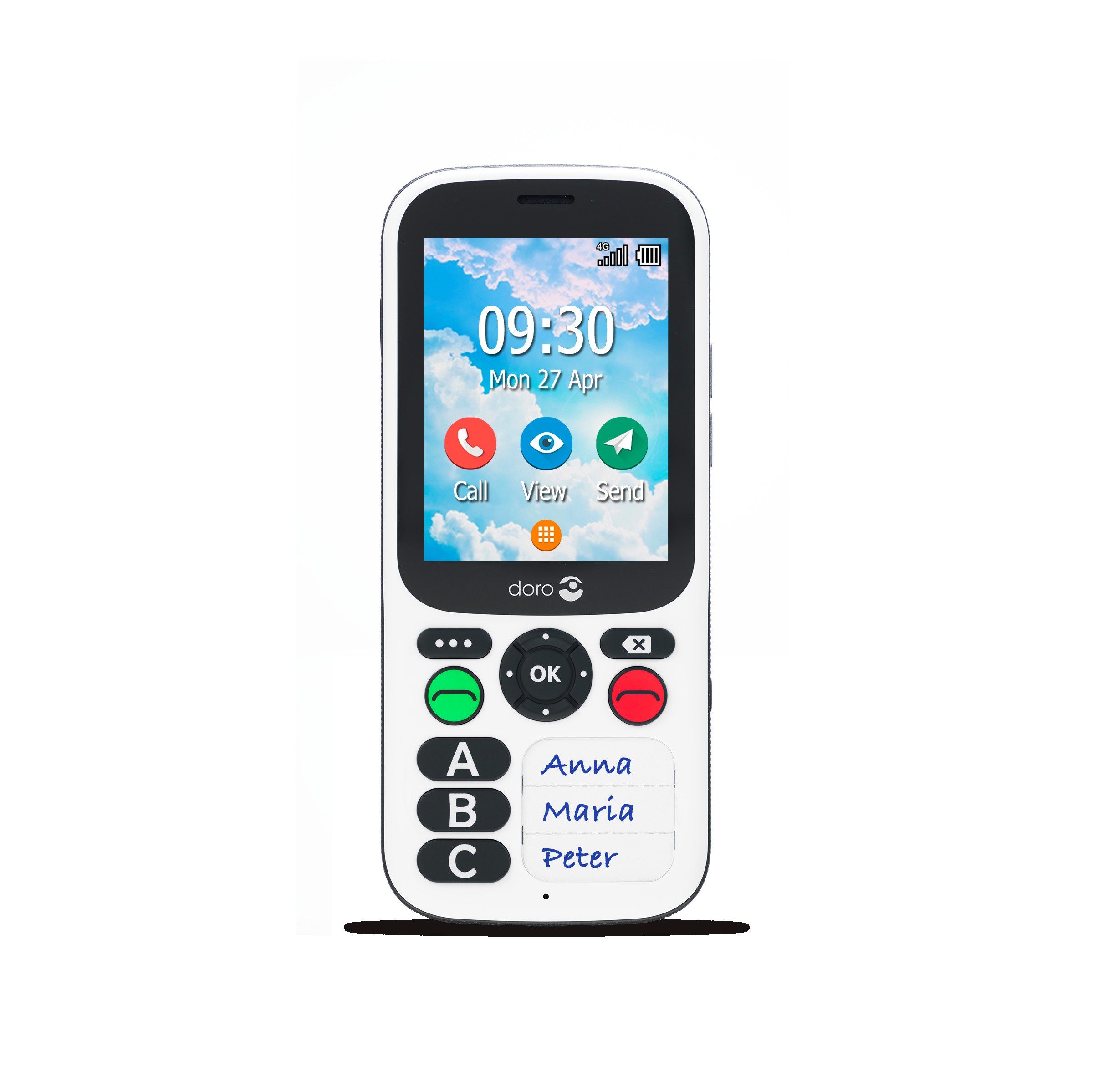 Smartphone GB 4 Doro 780X Zoll, Speicherplatz) (7,11 cm/2,8