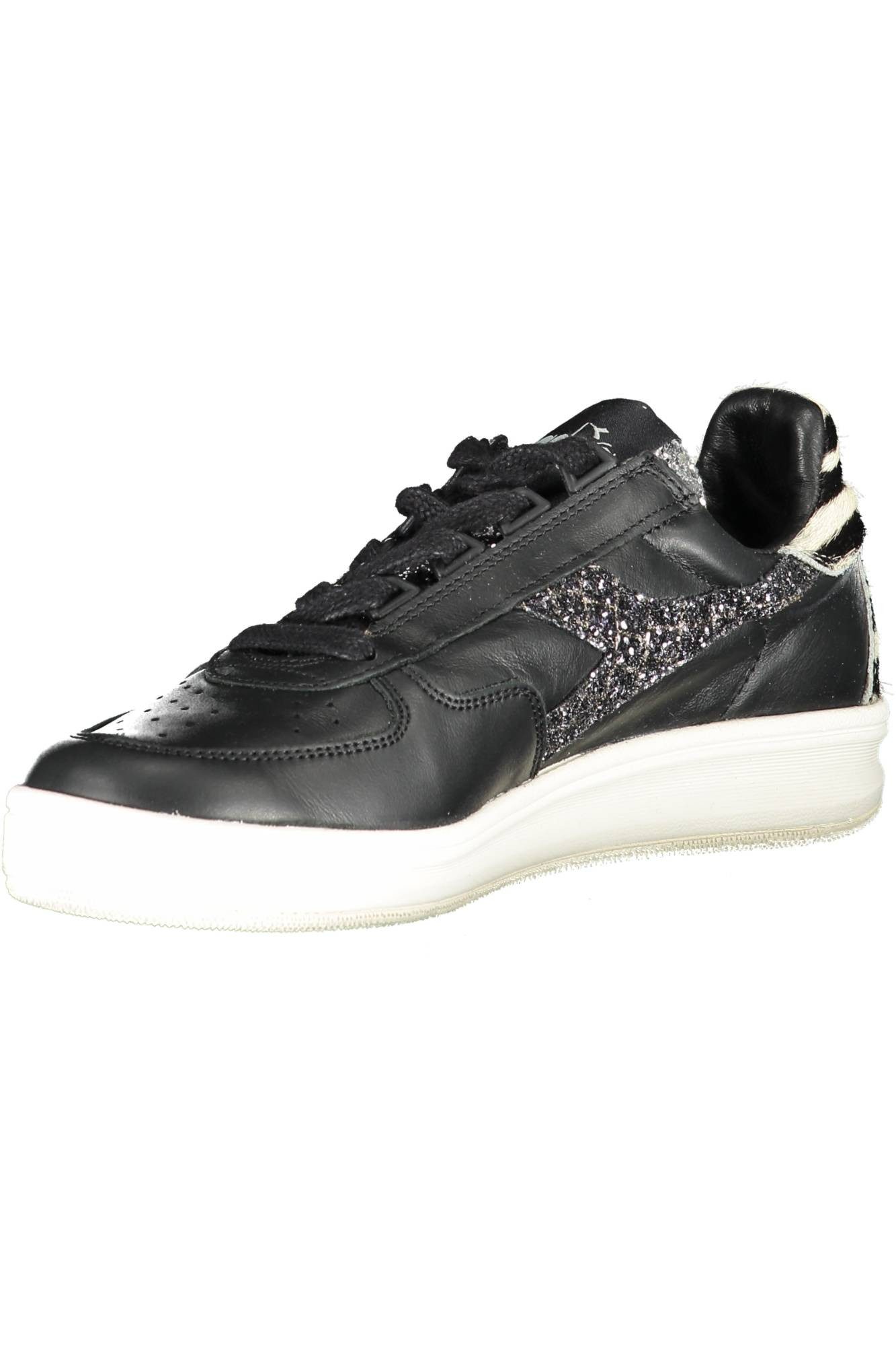 Diadora Sneaker Damen Sportschuh Schwarz mit Kontrastdetails &