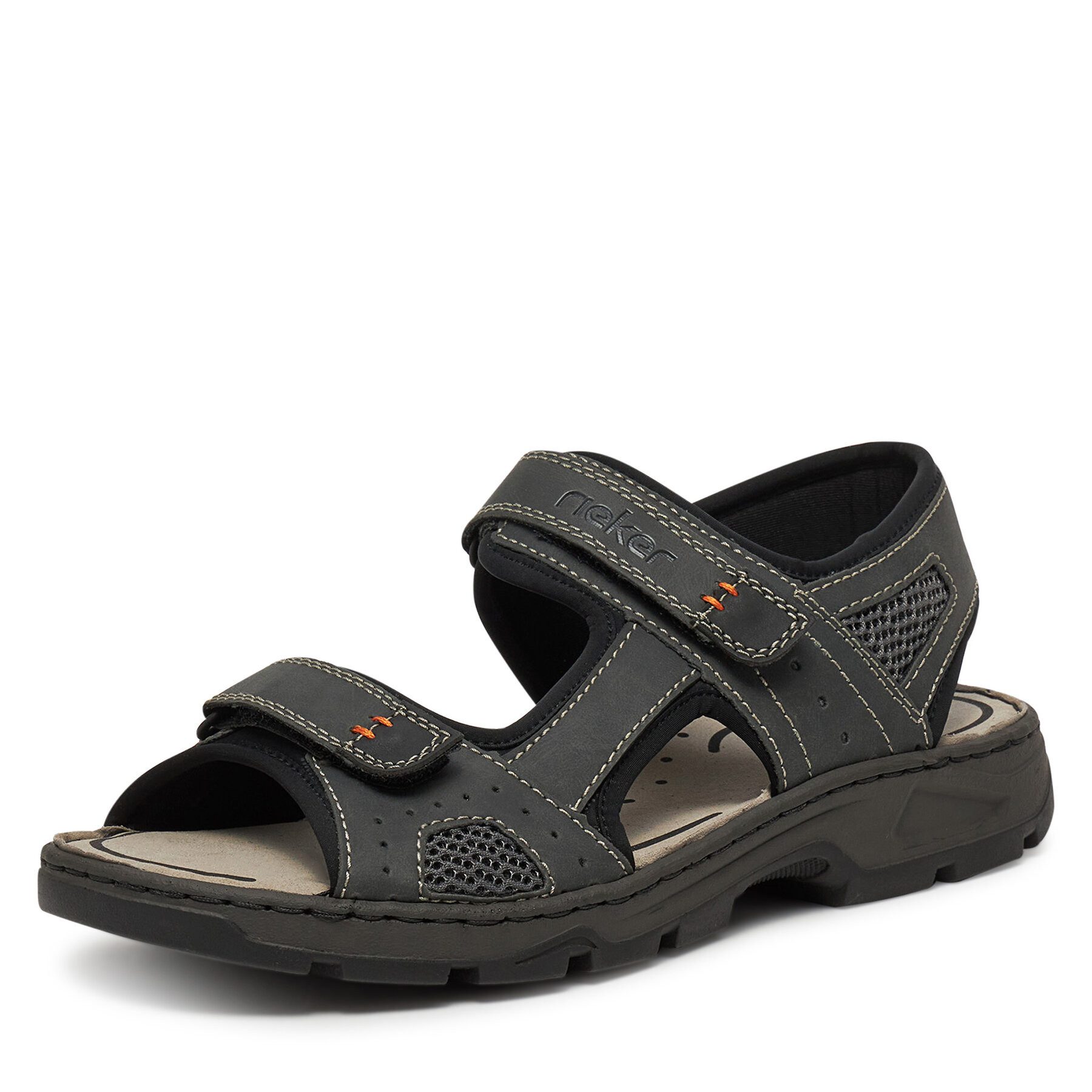 Rieker Rieker Herren-Sandalen Grau 26156-47 Sandale