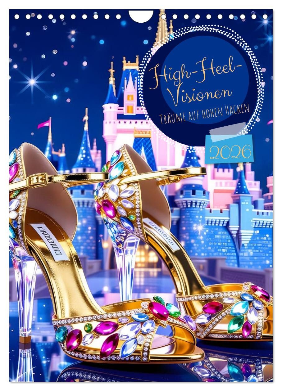 CALVENDO Wandkalender High-Heel-Visionen (Wandkalender 2026 DIN A4 hoch), CALVENDO Monatskal