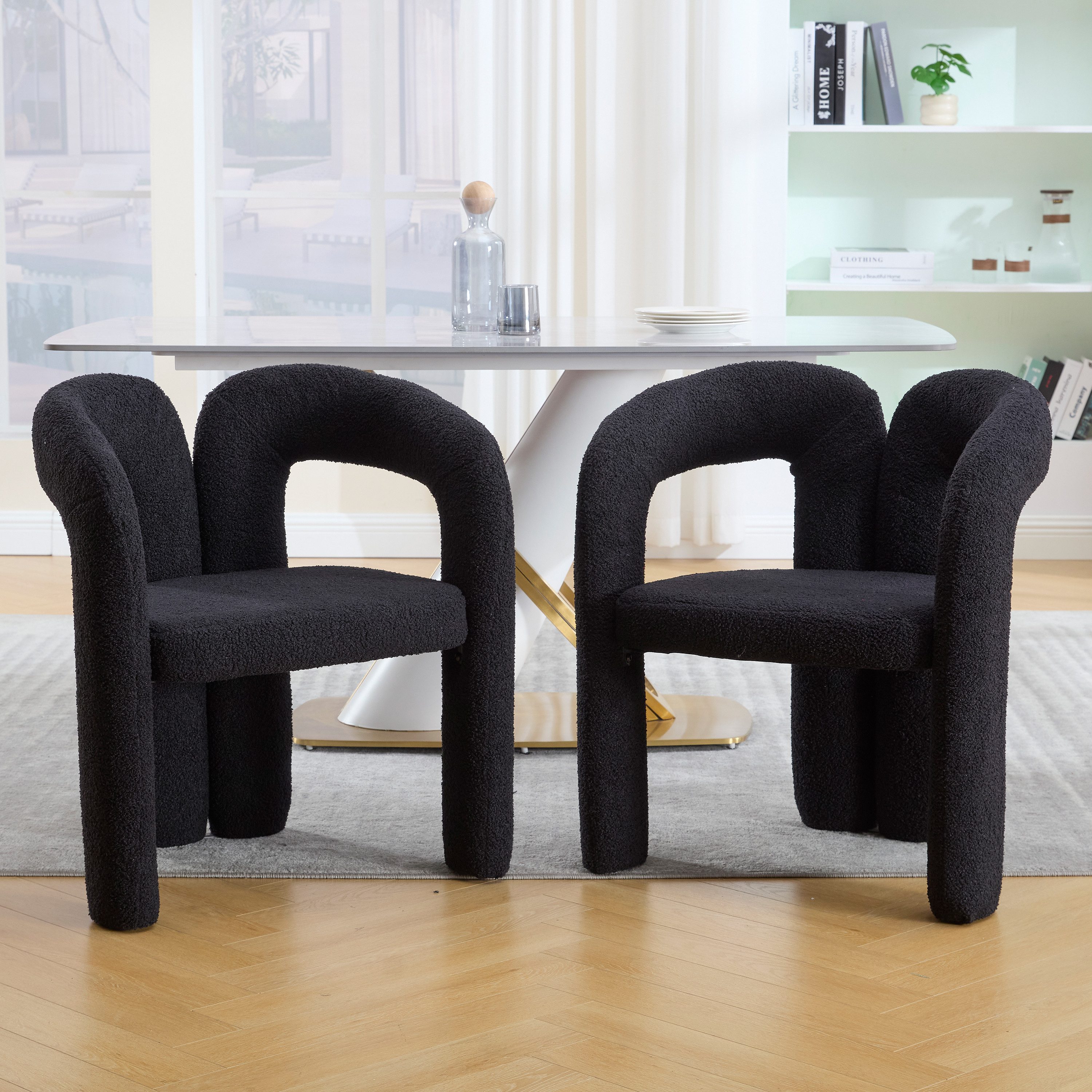 LVHOM Armlehnstuhl M-Form Freizeitstuhl, Bistrostuhl, Bürostuhl, günstig online kaufen