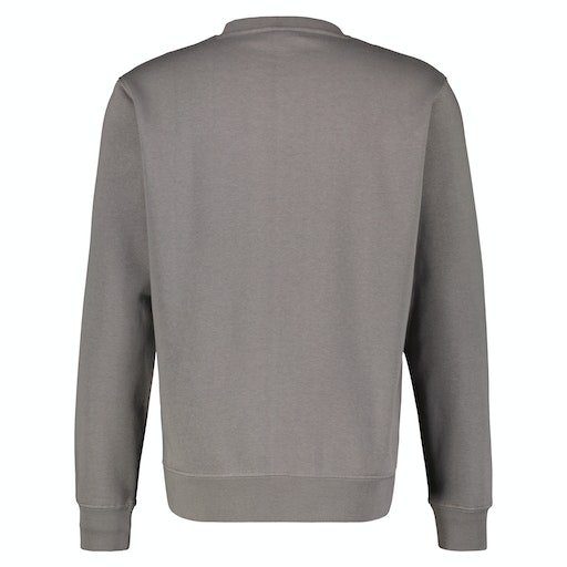 grey Strukturqualität wertiger basalt Sweatshirt LERROS in