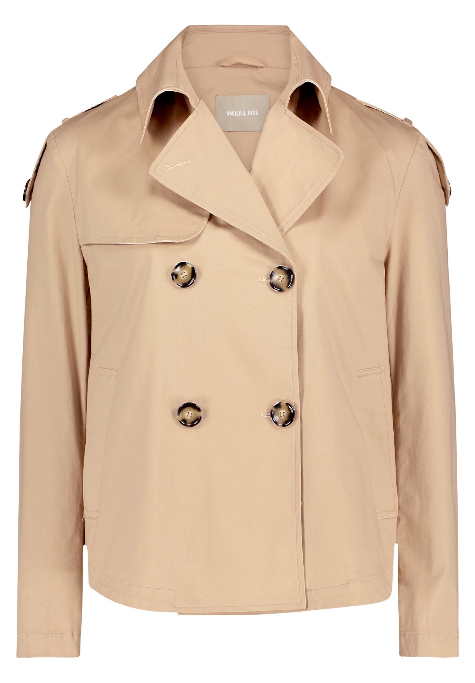 Amber & June Sommerjacke Damen mit Kragen