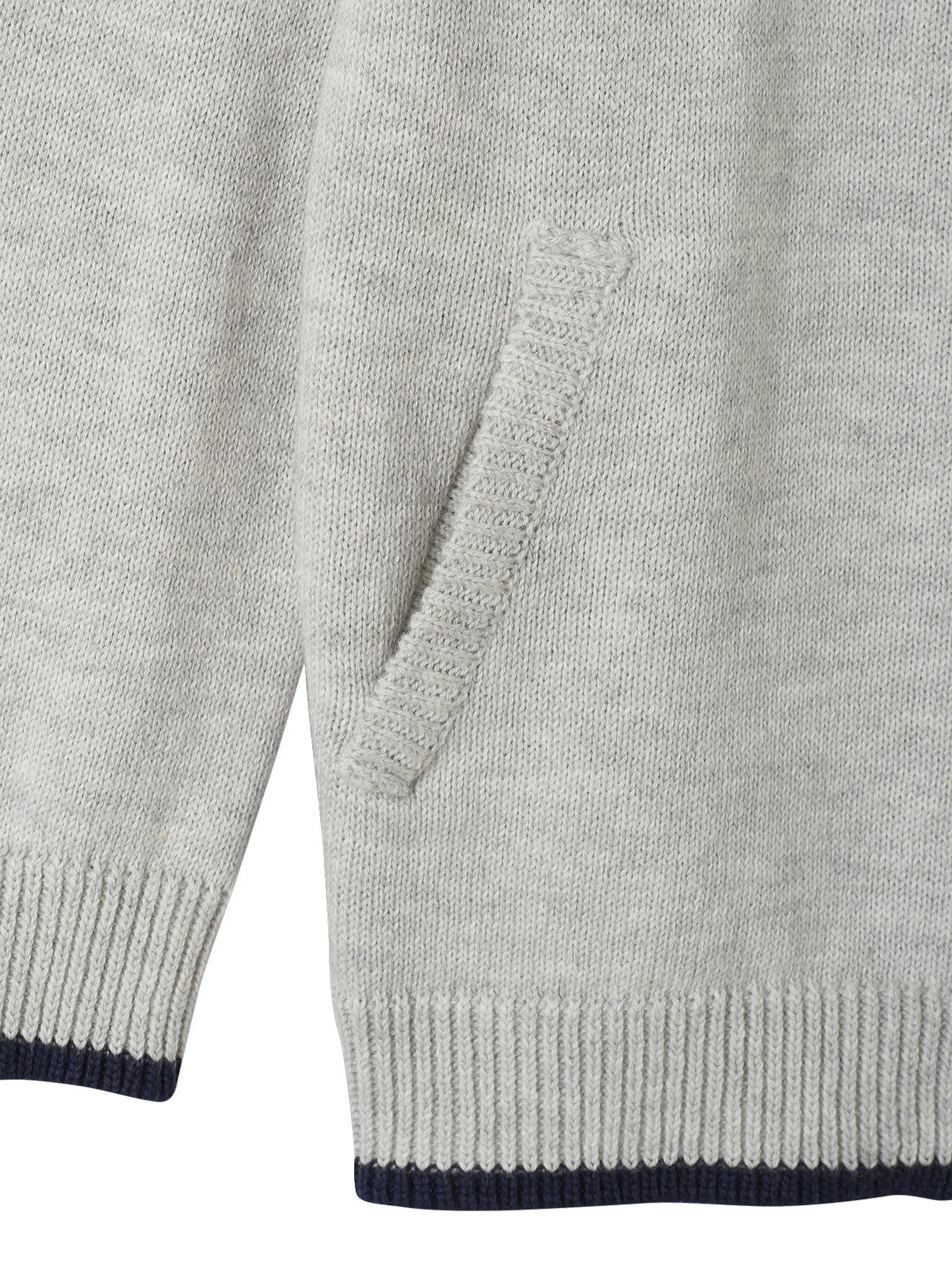 vertbaudet Strickjacke Jungen Strickjacke im College-Look