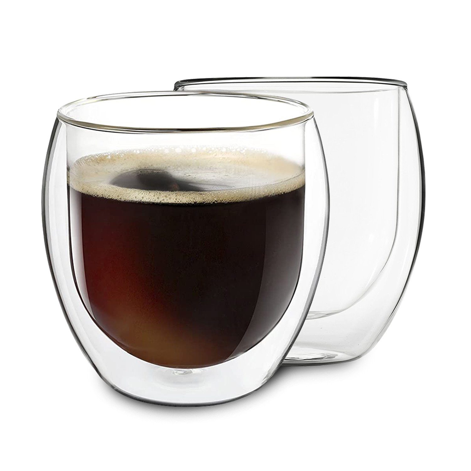 Feelino Thermoglas DUOS Gläser 2x 310ml Jumbo, 2-tlg., Glas