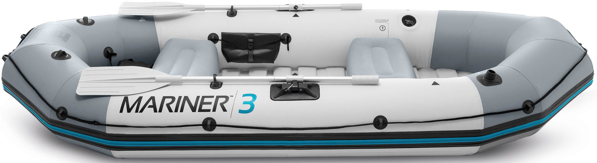 Intex Schlauchboot Mariner 3, (Set, -, mit 2 Paddeln und Luftpumpe)