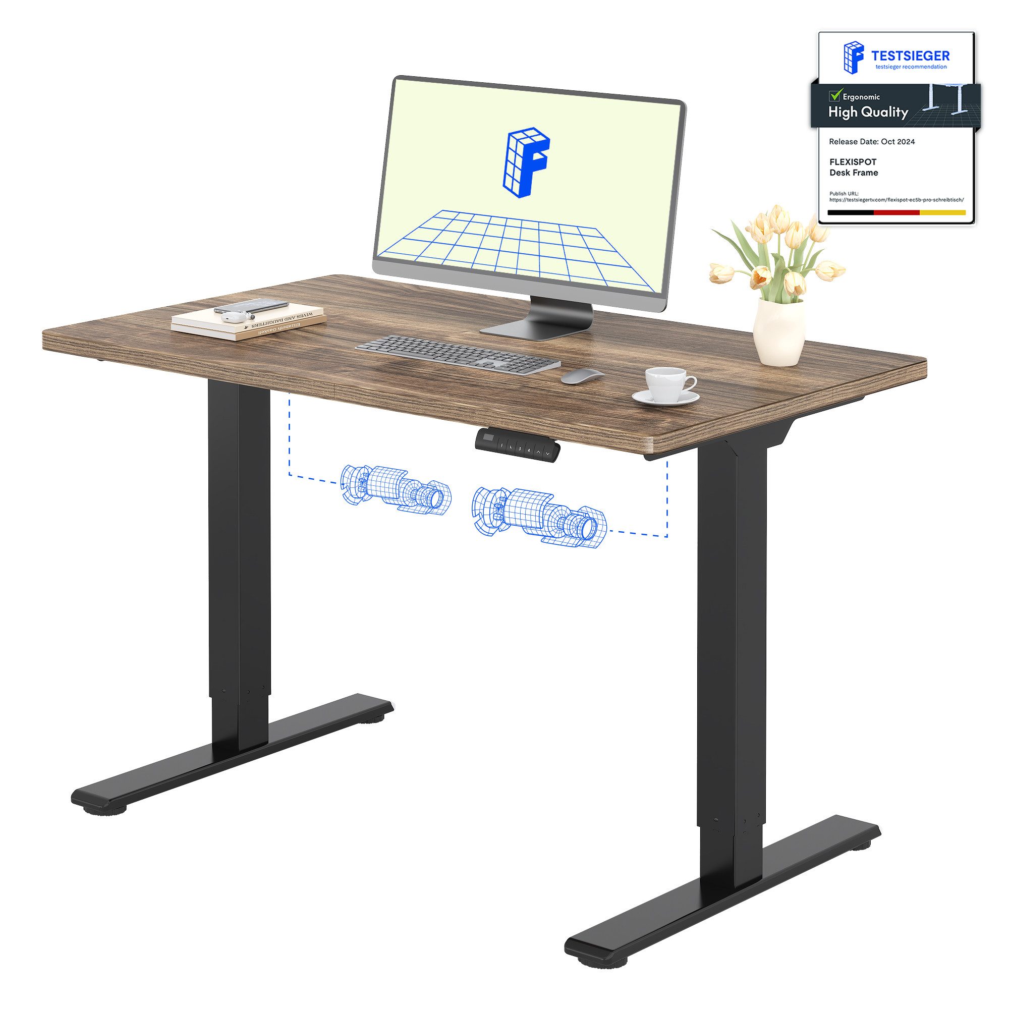 FLEXISPOT Schreibtisch Basic Plus Elektrisch höhenverstellbarer günstig online kaufen