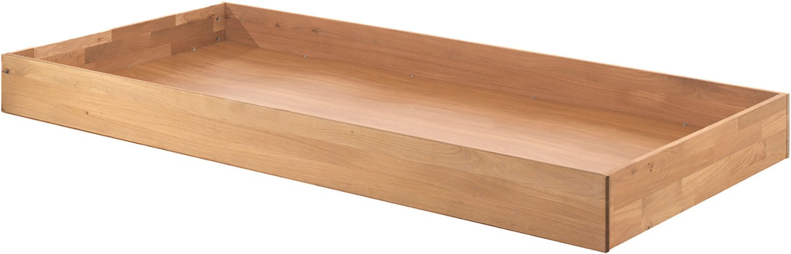 Home affaire bed drawer (Made in Europe), with roller guides, 90x90cm, also usable as storage space, oiled oak