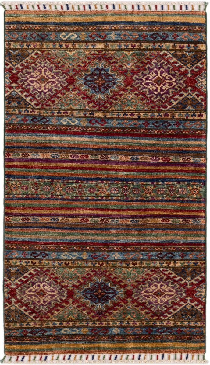 Orientteppich Arijana Shaal 69x122 Handgeknüpfter Orientteppich, Nain Trading, rechteckig, Höhe: 5 mm