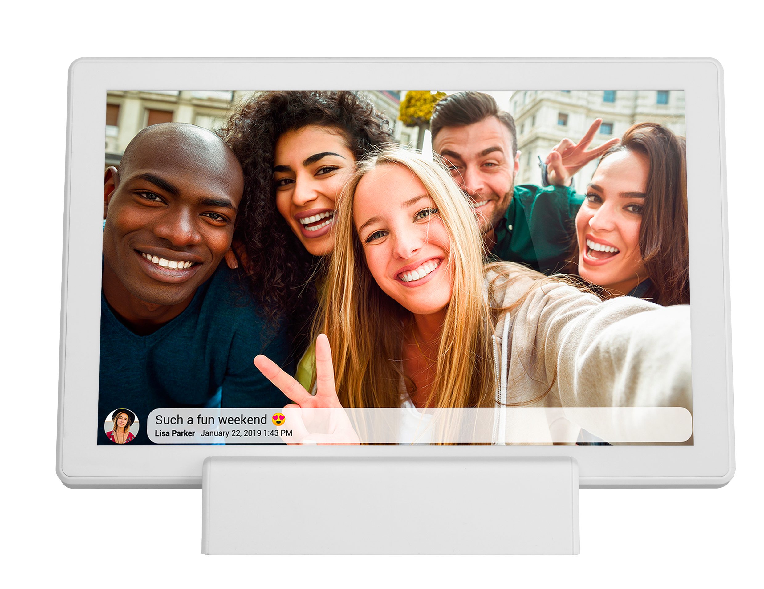 Denver PFF-1070W Digitaler Bilderrahmen (25.5 cm/10.1 ", 16 GB) günstig online kaufen