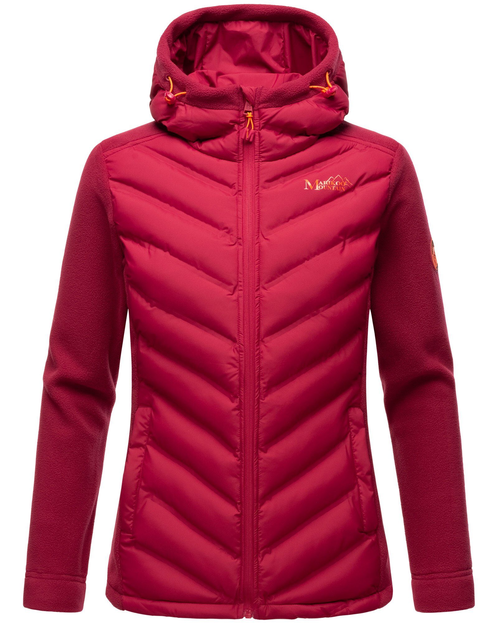 Marikoo Outdoorjacke Kragen Fuchsia Mount hoch schließendem mit Haruna