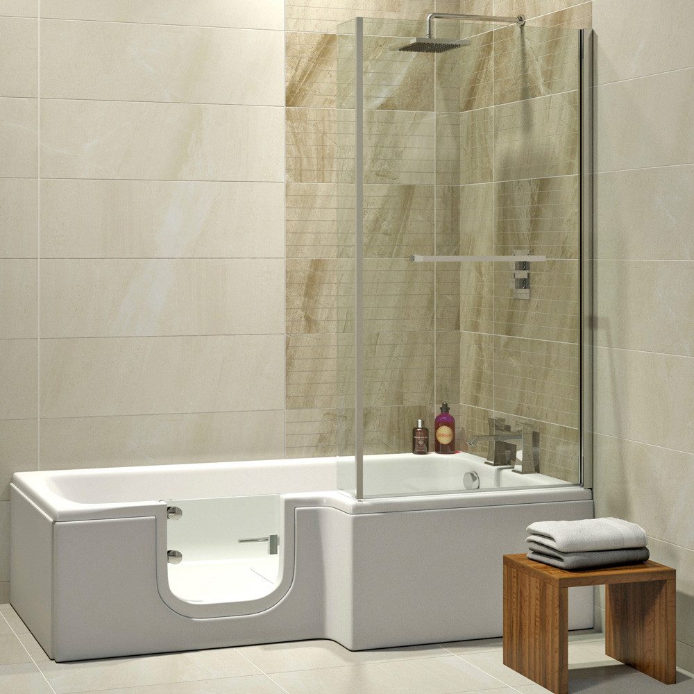 HAK Badewanne Solarna Badewanne mit Tür,rechts, Solarna Badewanne mit Tür,170x85cm