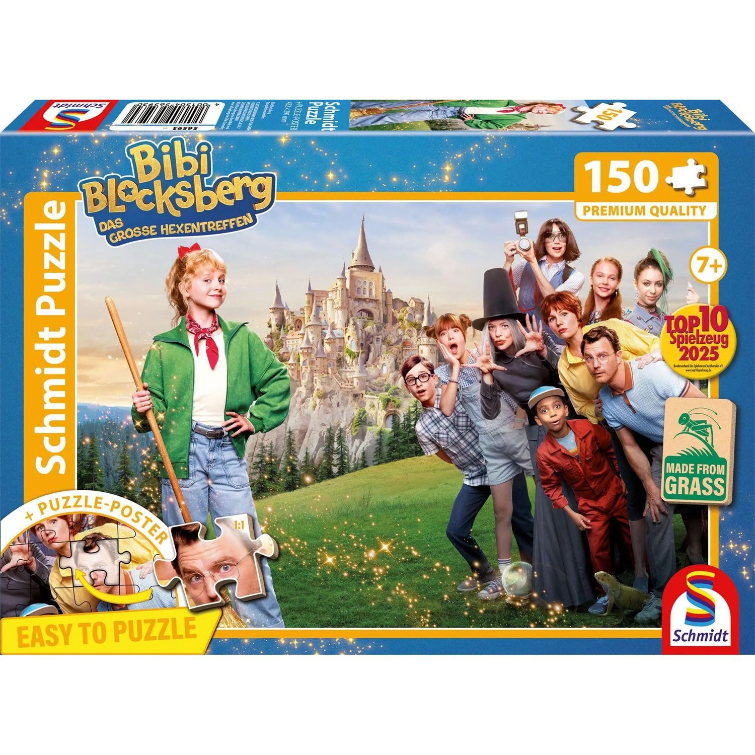 Schmidt Spiele Puzzle Das große Hexentreffen, 150 Teile, 150 Puzzleteile