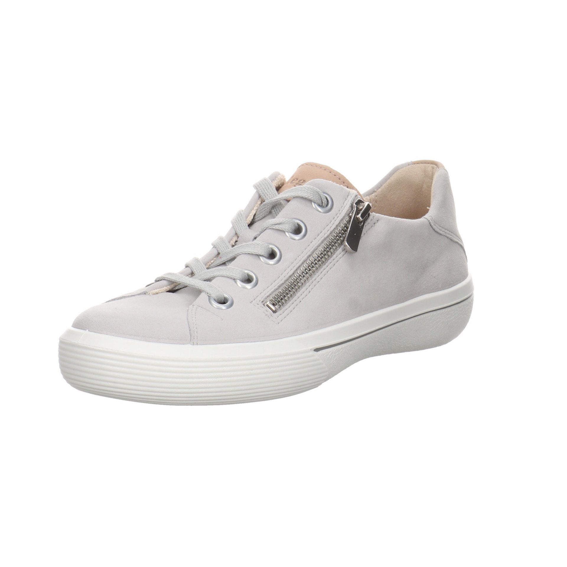 Legero Damen Sneaker Schuhe ALUMINIO (GRAU) Schnürschuh Schnürschuh Fresh Nubukleder