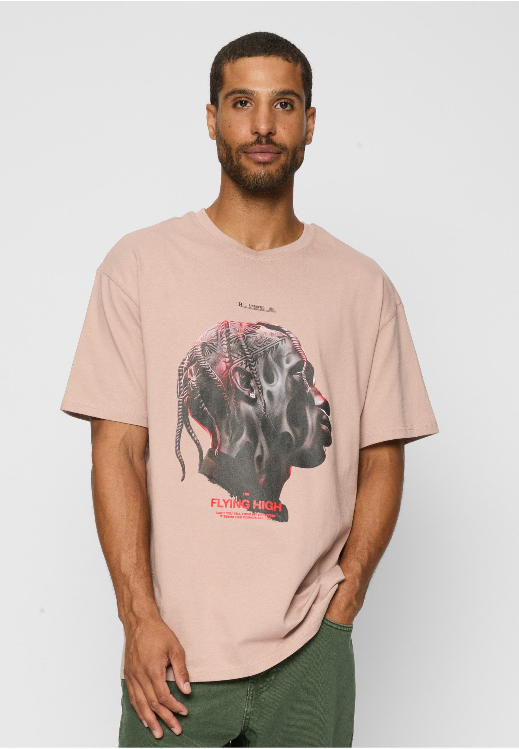 Upscale by Mister Tee Kurzarmshirt Upscale by Mister Tee Herren Flying High Oversize Tee (1-tlg)