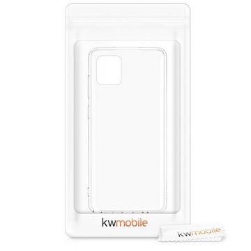 kwmobile Handyhülle Hülle für Samsung Galaxy Note 10 Lite, Silikon Handyhülle transparent - Handy Case gummiert