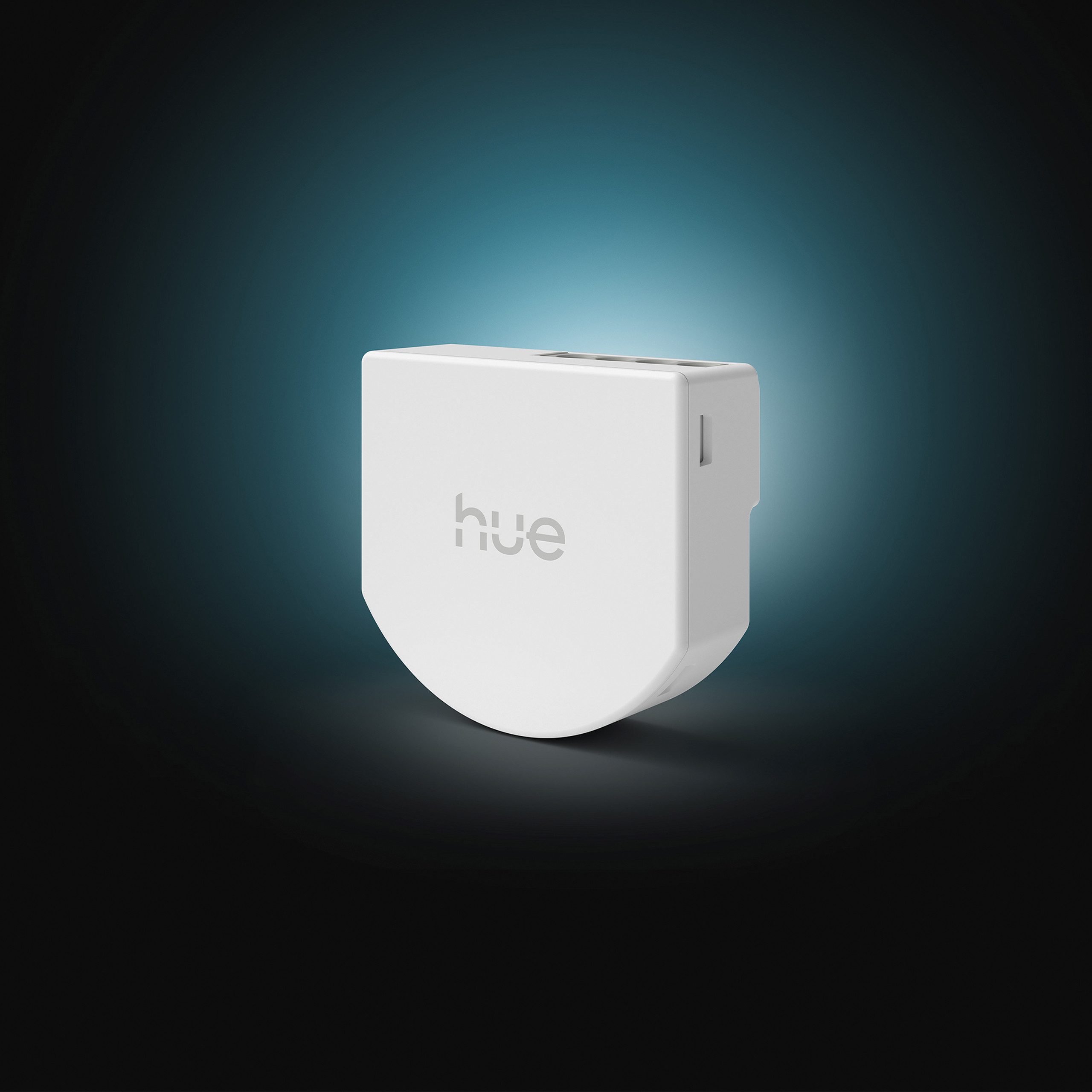 Philips Hue Schalter Wandschaltermodul, für Hue Lampen, Netzbetrieb (Packung, 1-St), Individuelle Steuerung, App‑ & Sprachsteuerung, 1er‑Pack