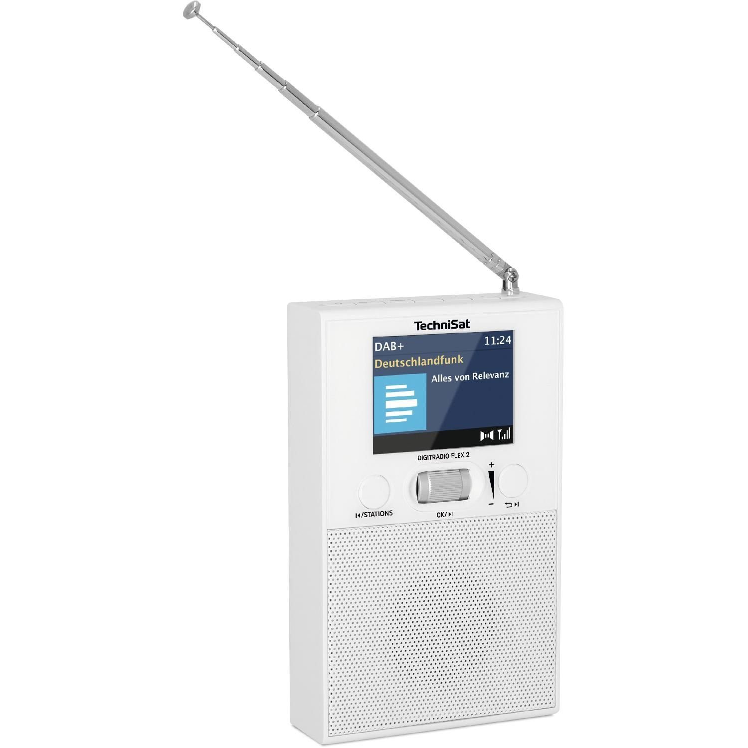 TechniSat DIGITRADIO FLEX 2 DAB+ Wecker (DAB+ Bluetooth UKW-Radio) UKW Digitalradio, TFT-Farbdisplay Digitalradio (DAB)