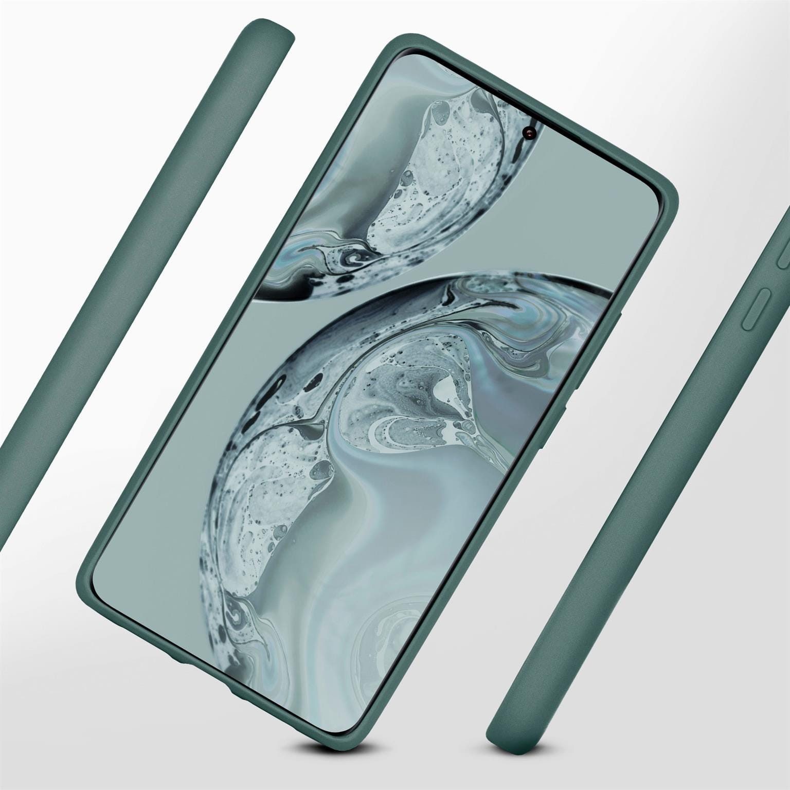 ONEFLOW Handyhülle für Xiaomi 13 Ultra Hülle Silikon Soft Case Petrol Grün 6,73 Zoll, Silikonhülle Cover Dünn Handytasche TPU Schutzhülle mit Kameraschutz