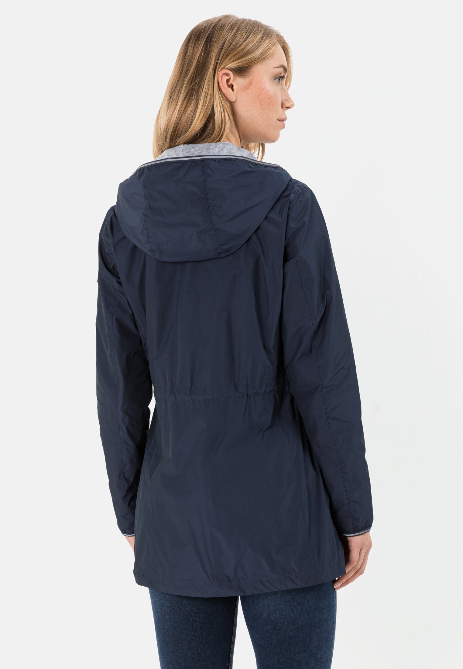 camel active Outdoorjacke Windbreaker aus recyceltem Polyester Langarm