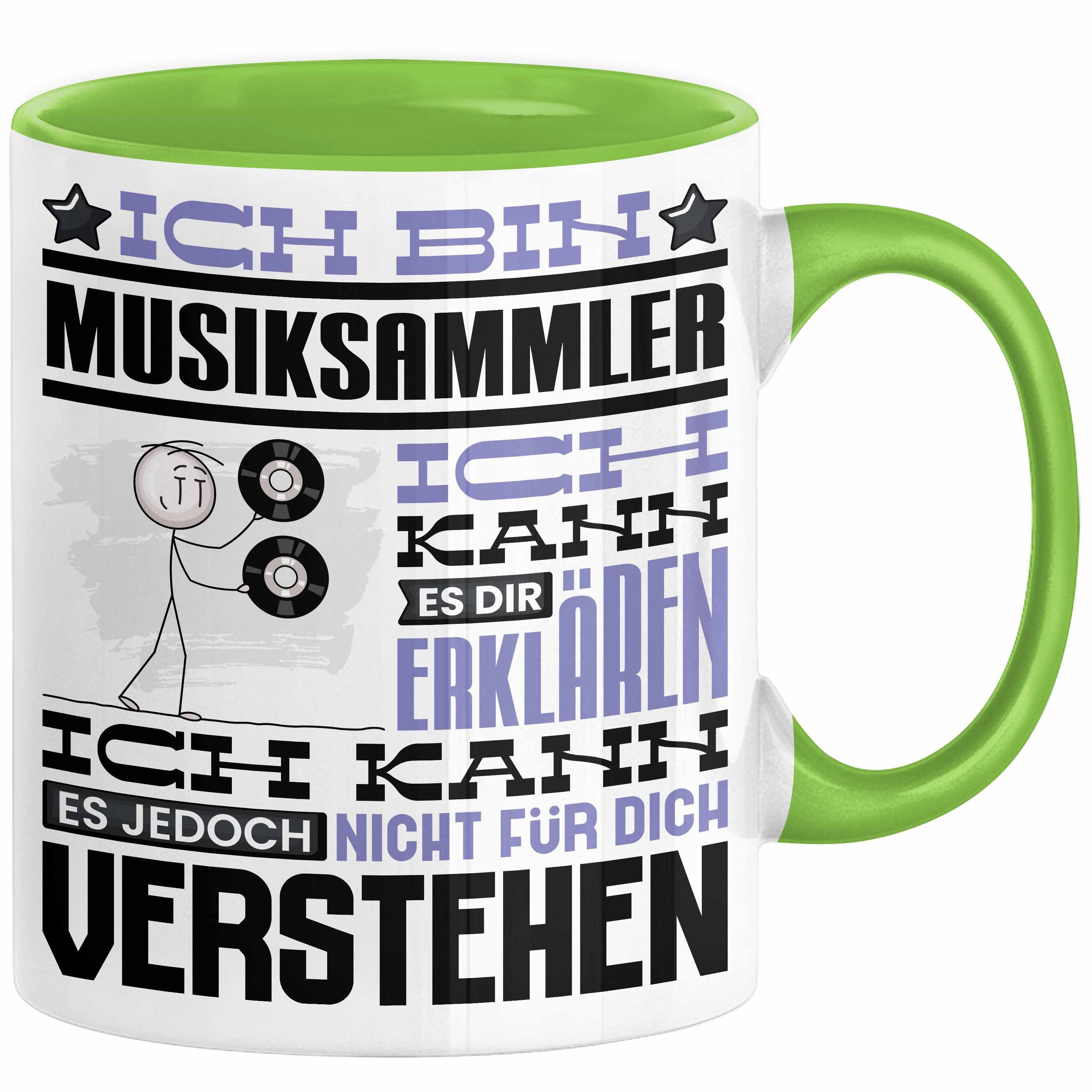Tasse Musiksammler Geschenk Tasse Lustige Geschenkdiee für einen Musiksammle