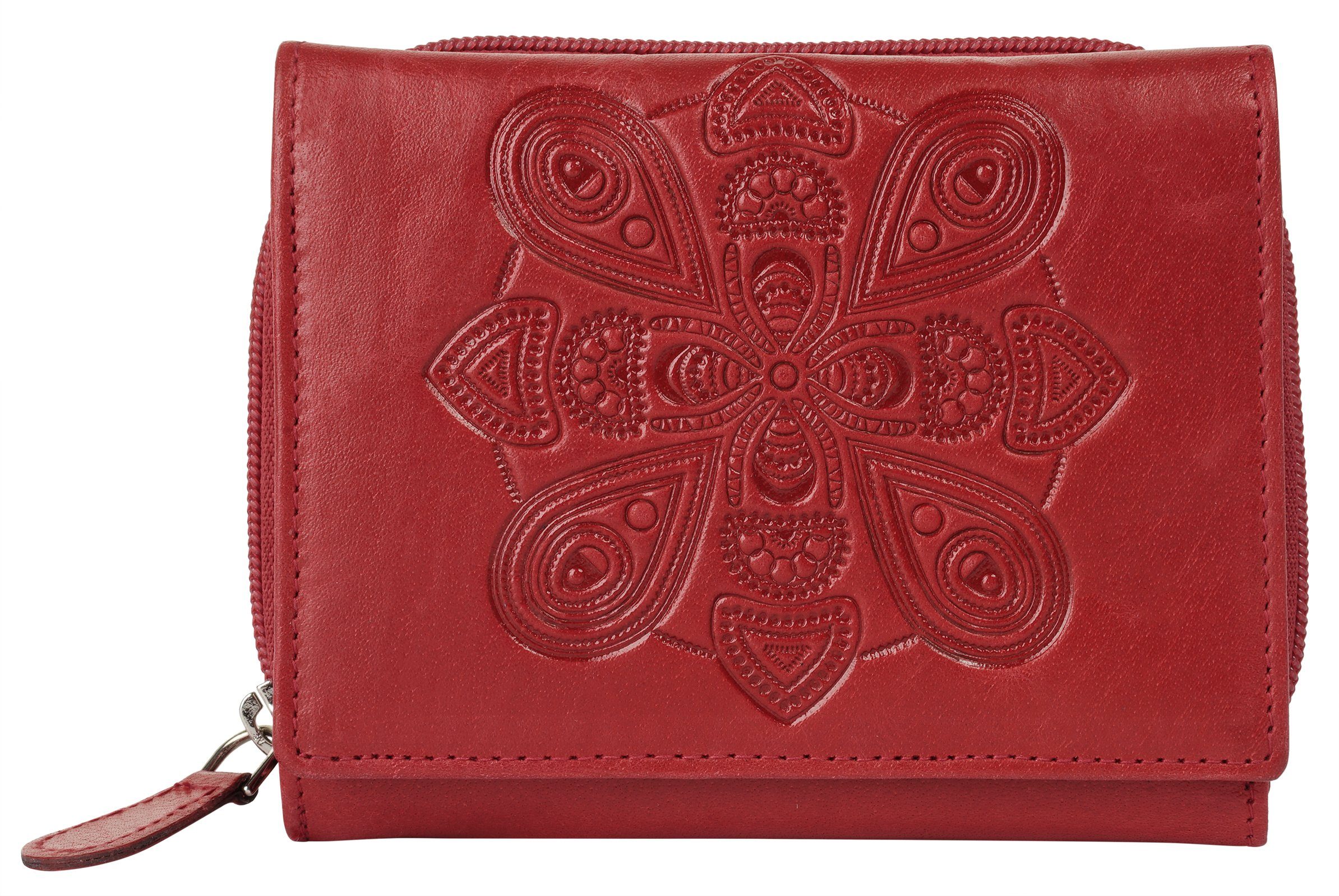 Bruno Banani Geldbörse Mandala, echt Leder