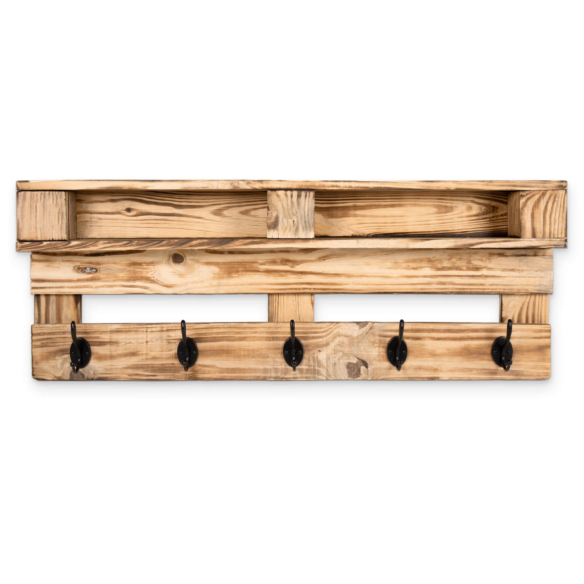 K&L Wall Art Wandgarderobe Palettenmöbel Garderobe Vintage Paletten Wandreg günstig online kaufen