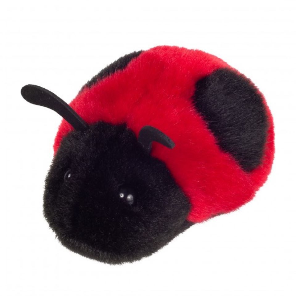 Teddy Hermann® Kuscheltier Teddy Hermann Kuscheltier Marienkäfer 11 cm rot-schwarz