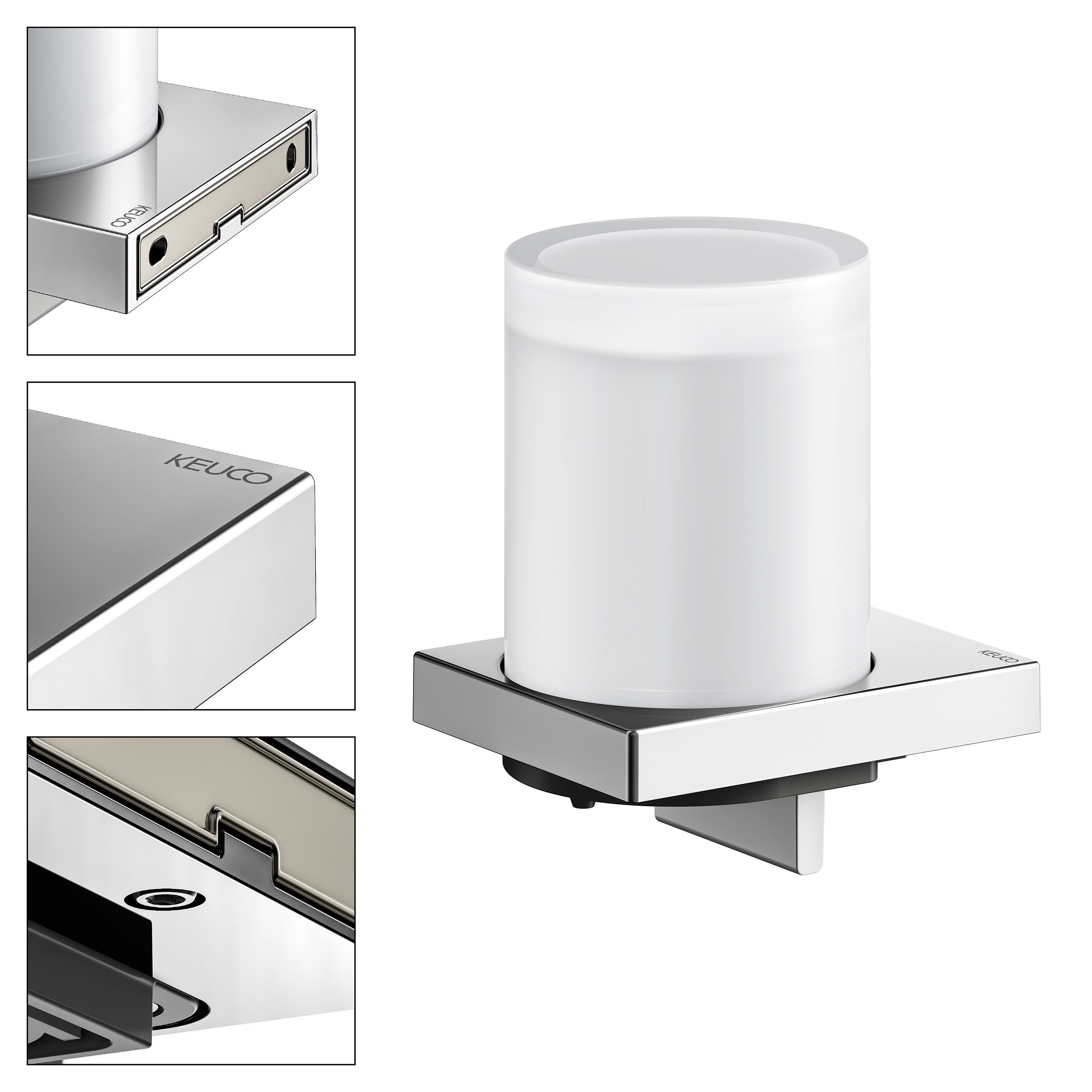 Keuco Seifenspender Edition 90 Square, Metall günstig online kaufen
