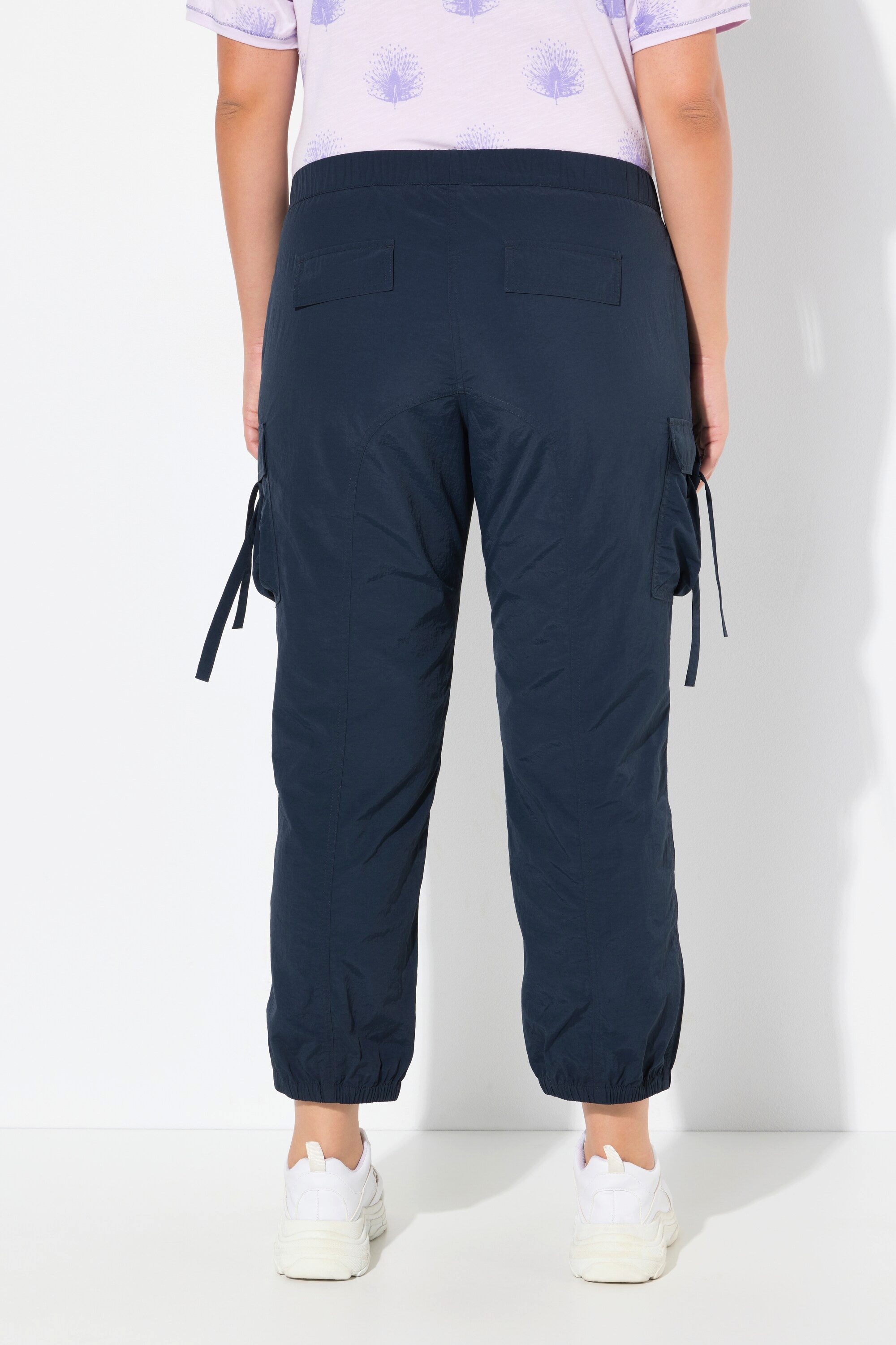 Ulla Popken Cargoshorts Cargohose Utility-Style Elastikbund Gummisaum