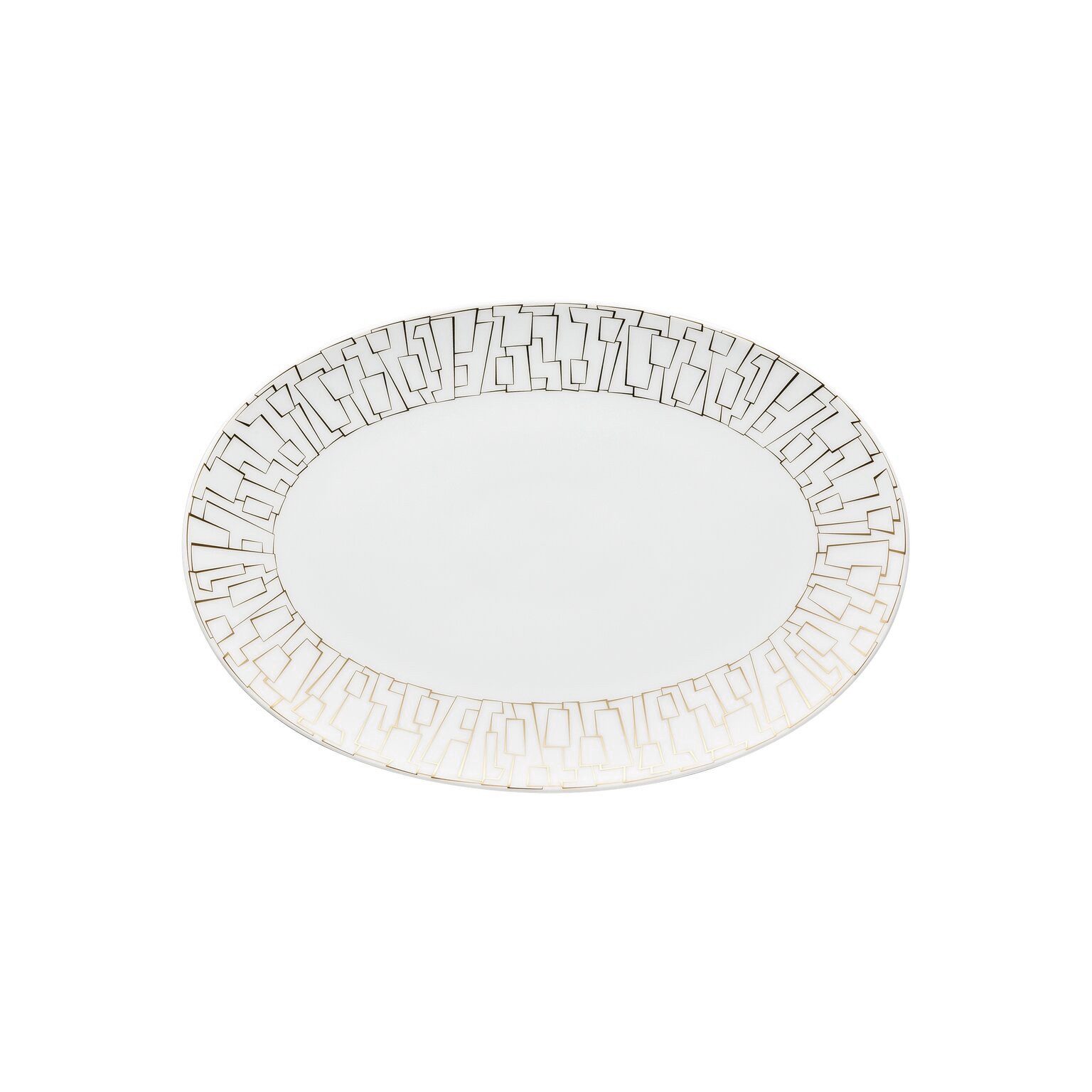 Rosenthal Servierplatte Rosenthal TAC Gropius Platte, Porzellan, Porzellan