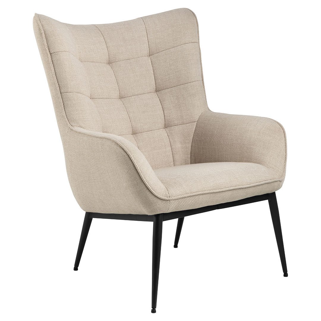 Relaxsessel Redding Sessel Stoff beige.