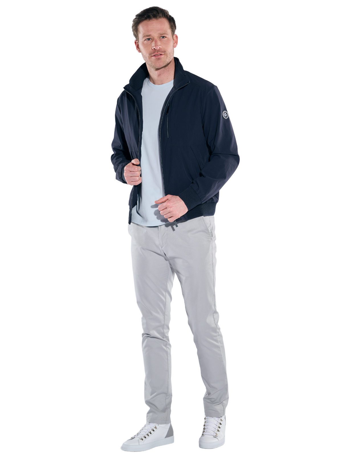 ENGBERS GERMANY Steppjacke Herren Funktionsjacke mit Wassersäule 3000, Saphirblau