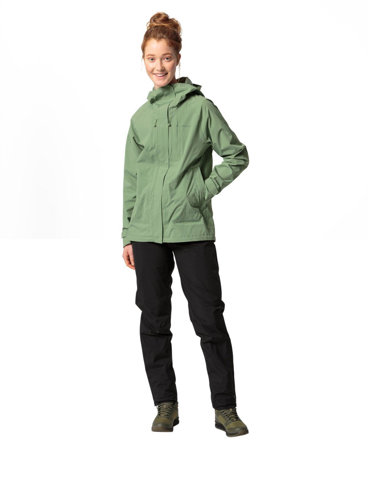 Comyou (1-St) Outdoorjacke Klimaneutral willow Rain kompensiert Jacket Women's green VAUDE