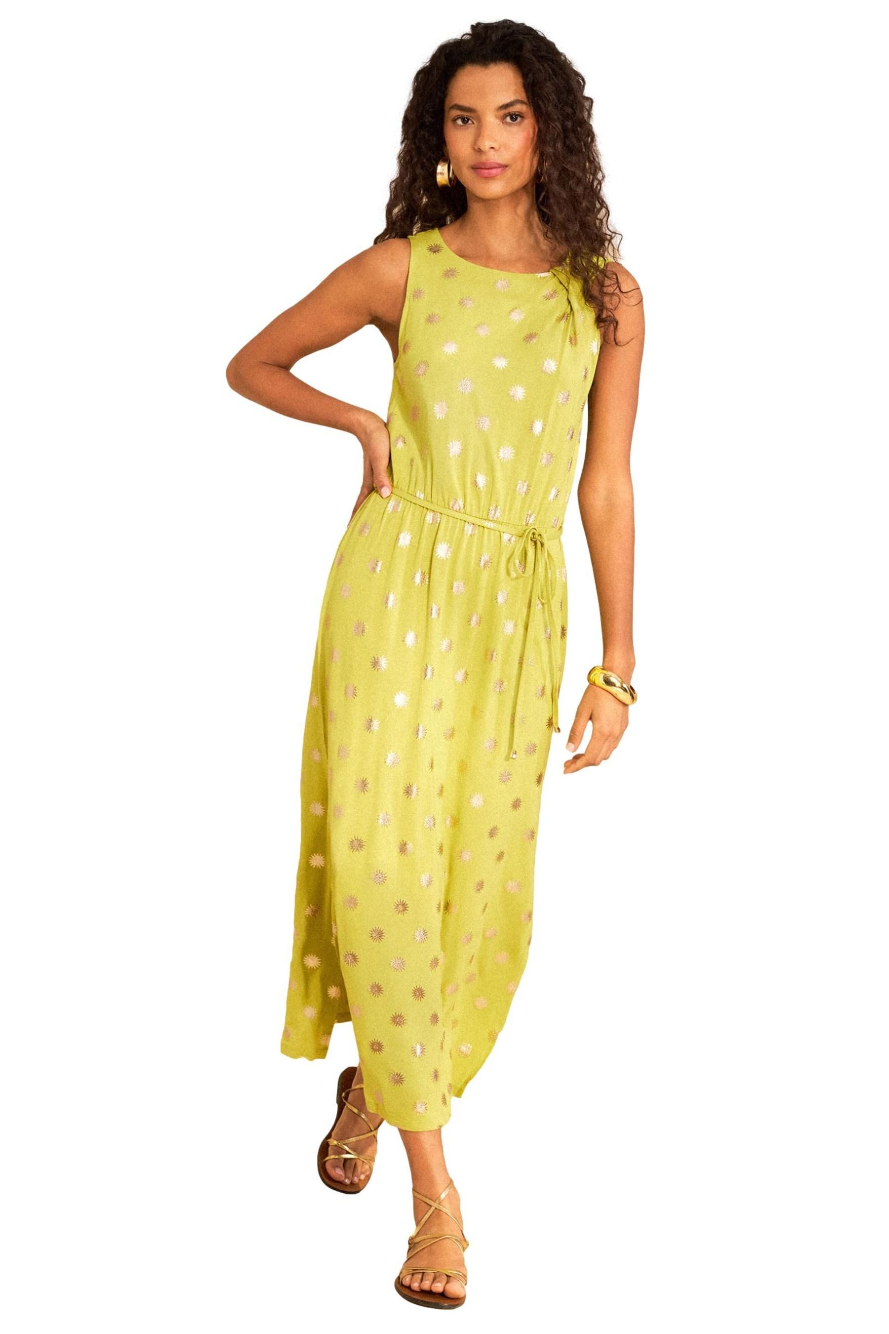 Love & Roses Jerseykleid Love & Roses Jersey-Midikleid mit Gürtel, Regular (1-tlg)