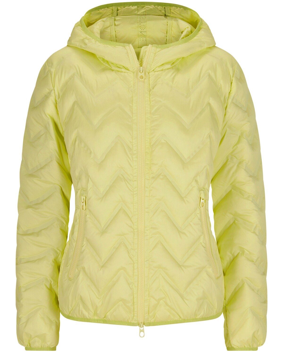 Outdoorjacke Kapuzen-Steppjacke Ananas