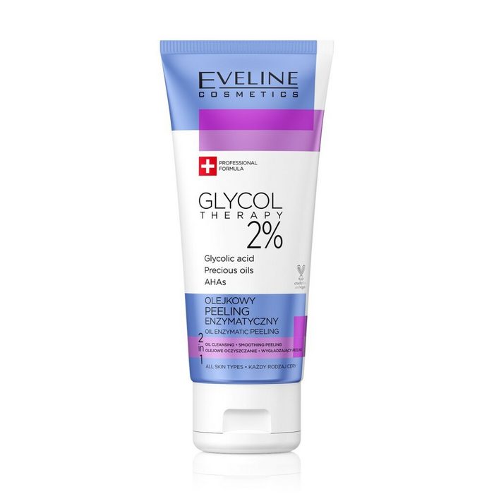 Eveline Cosmetics Gesichtspeeling Eveline Glykol Therapie 2% Öl Enzymatische Peeling 100ml