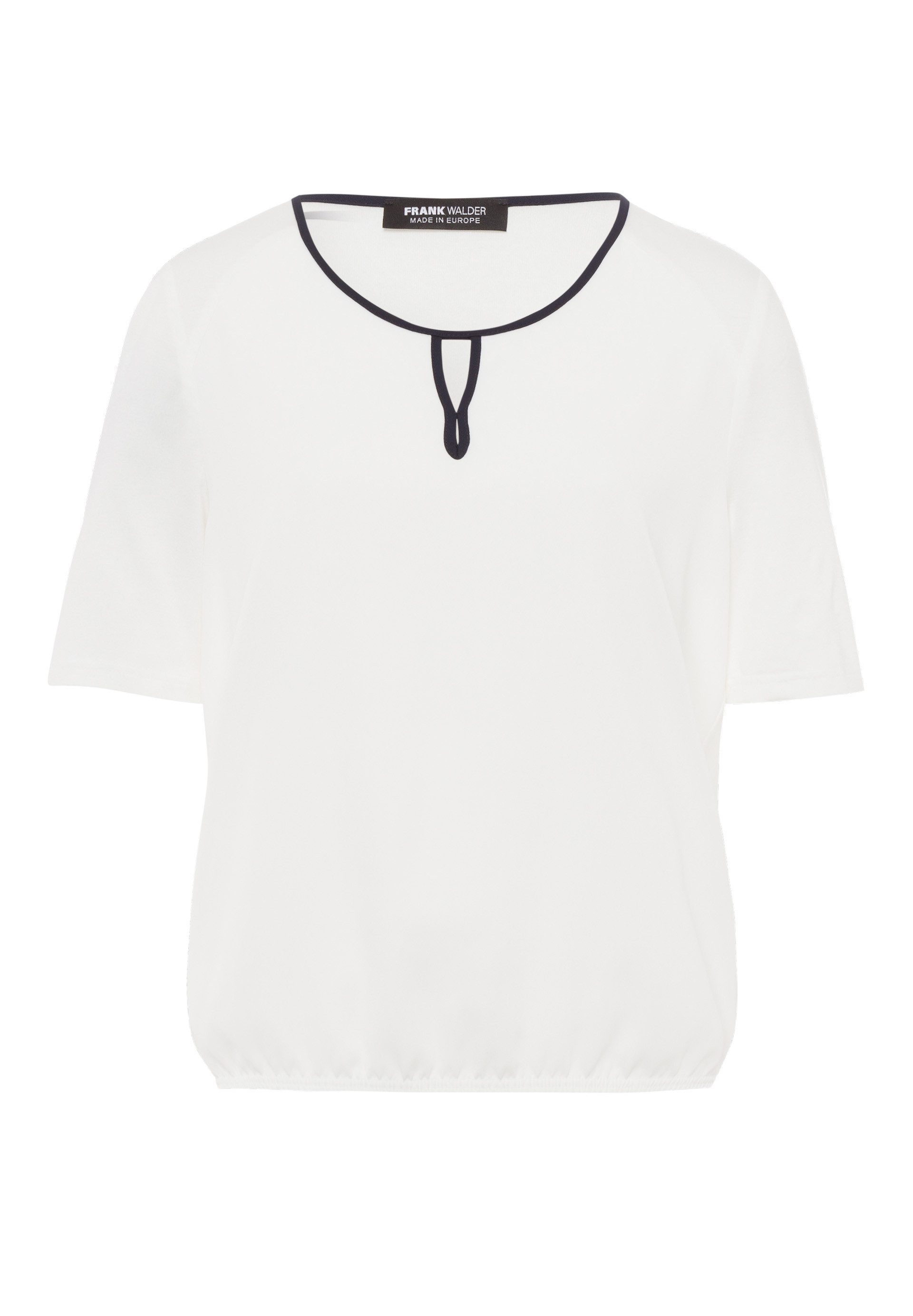 FRANK WALDER Blusenshirt mit kontrastfarbigen Akzent günstig online kaufen