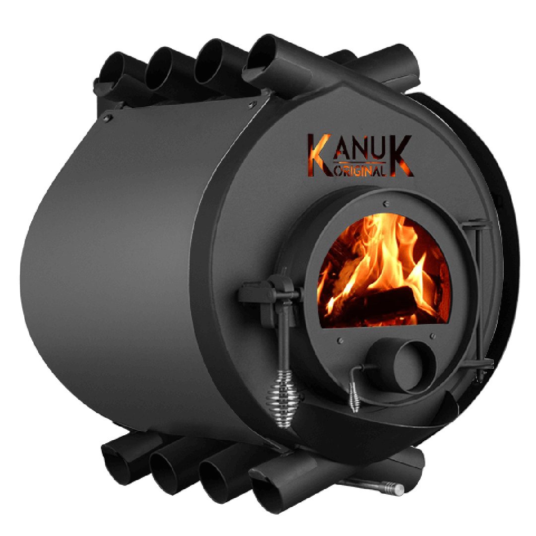 Kanuk Kaminofen Kanuk® Original 10 kW - Seitenverkleidung Pure ohne Untergestell, 10,3 kW