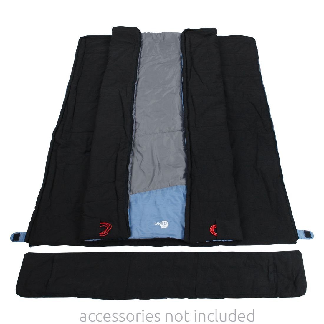 yourGEAR Doppeldeckenschlafsack yourGEAR Schlafsack Sumatra Duo -7°C 230x160cm Futter 100% Baumwolle