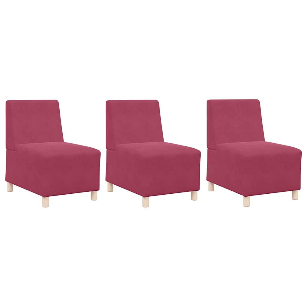 vidaXL Sofa Modulares Armfreies Sofa 3 günstig online kaufen