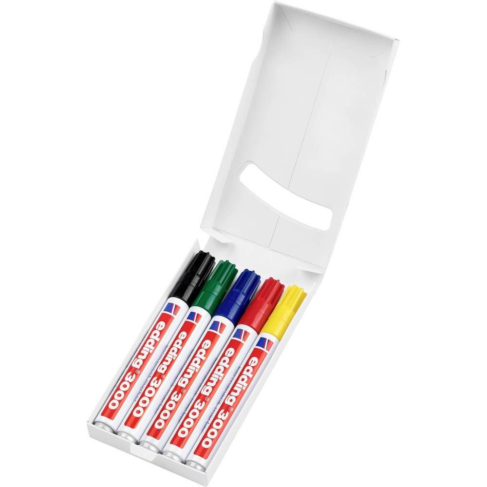 edding Permanentmarker Permanentmarker 5er-Set sortiert basic 4-3000-5