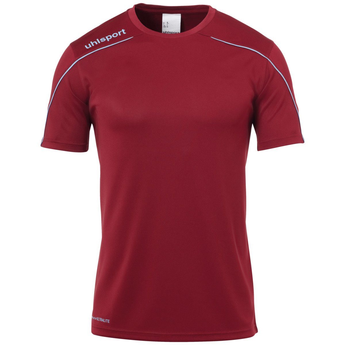 T-Shirt Sport-Trikot Stream 22 (100% Polyester) bordeaux/skyblau Kinder