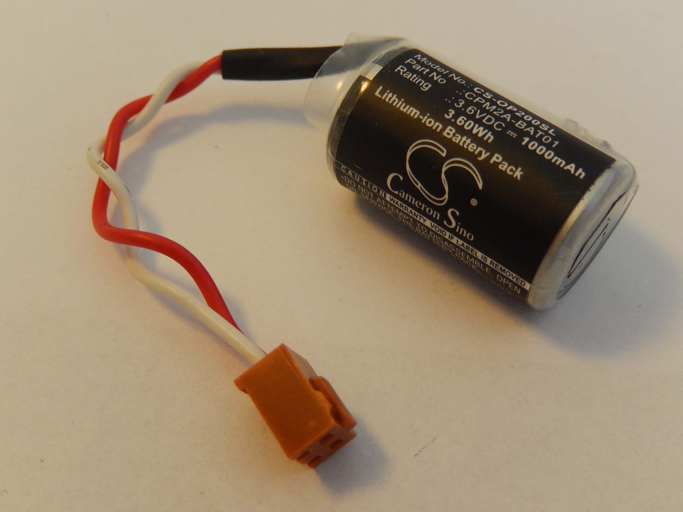 vhbw Batterie, (3,6 V), Ersatz CPM2A-BAT01 Omron für für