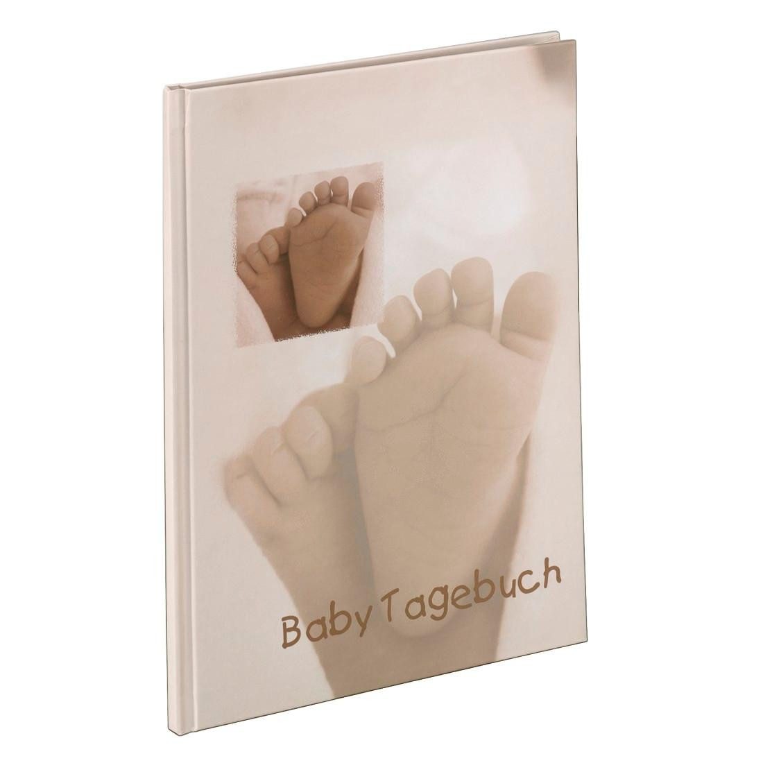 Hama Tagebuch Baby Tagebuch für Mädchen und Jungen "Baby Feel", 44 Seiten